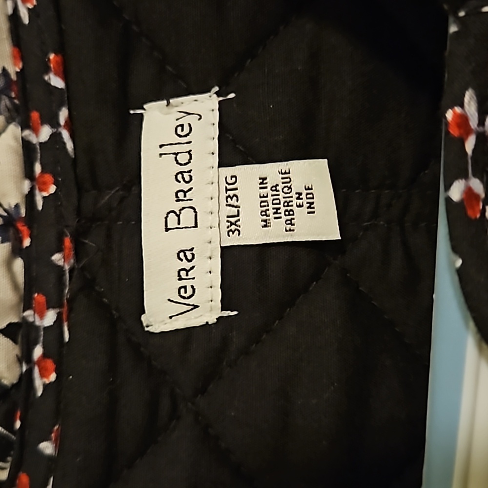 VERA BRADLEY Quilted button down shacket jacket sz 3XL - Picture 2 of 6